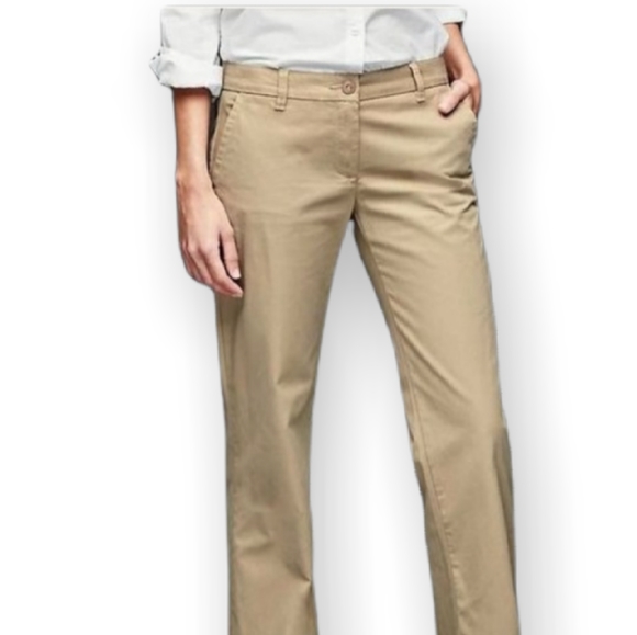 The Gap Classic Fit Flared Leg Khaki Pants size 20 - Picture 2 of 5